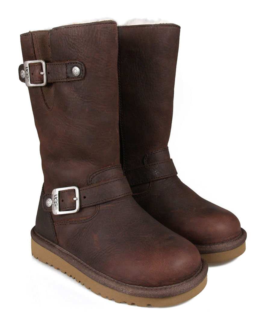 UGG Women&#39;s Kensington Leather Boots, Designer Footwear Sale, Outlet , SECRETSALES